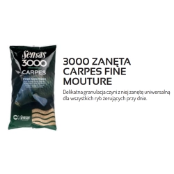 Sensas Zanęta 3000 Carpes Mouture Fine 1kg